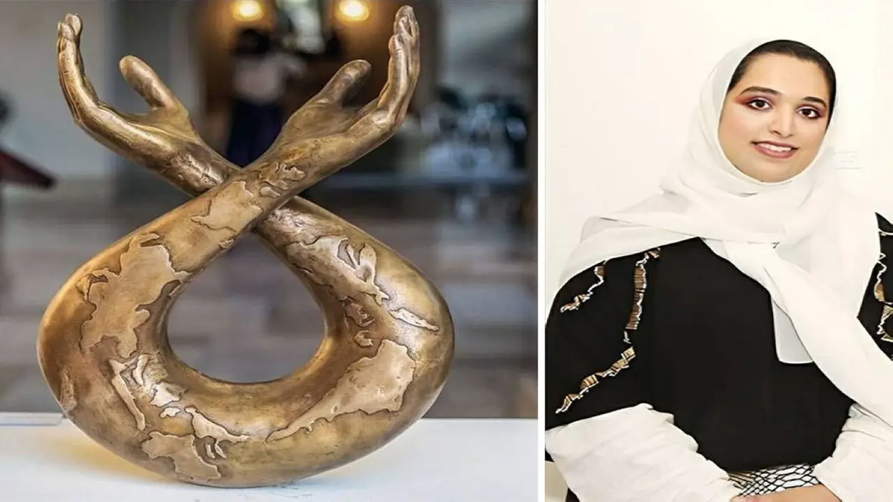 آمنة الفلاسي تنحت السلام بأسلوب فني مميز في الإمارات